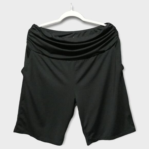 Baleaf Activewear Black Shorts Women's Plus Size 2XL - Picture 3 of 9